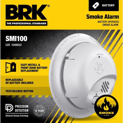 BRK 1046832 Smoke Detector Battery-Powered Ionization