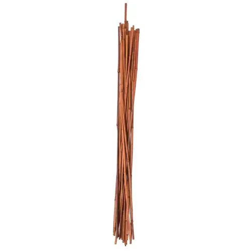 Plant Stake 72" H X 1.5" W X 1.5" D Brown Bamboo Brown