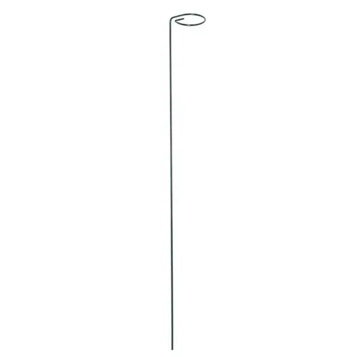 Plant Stake 28" H X 1.5" W X 0.5" D Green Metal Green