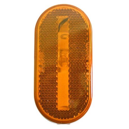 Light Amber Oblong Clearance/Side Marker Amber