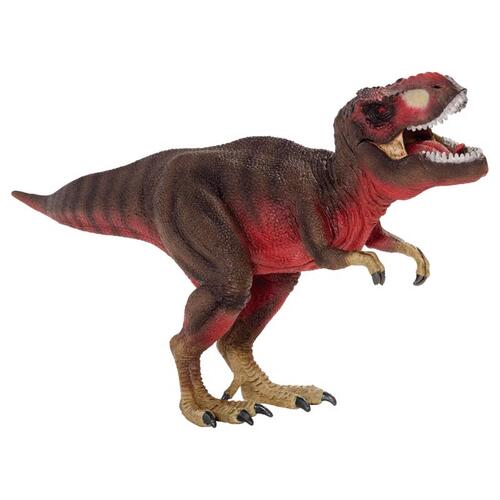 SCHLEICH NORTH AMERICA 72068 Tyrannosaurus Rex Toy Brown/Red Brown/Red