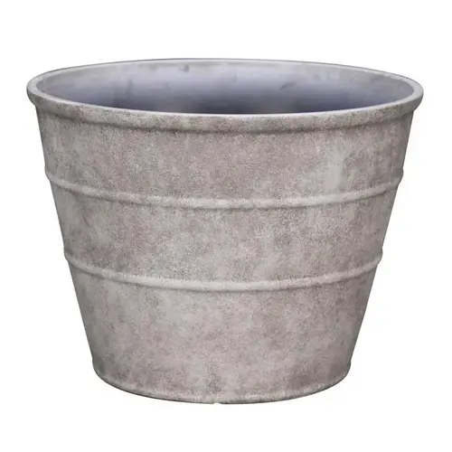 Planter 12" H X 16" D Polyresin Hamilton Stone Stone