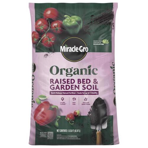 Raised Bed Soil Organic All Purpose 1.5 cu ft