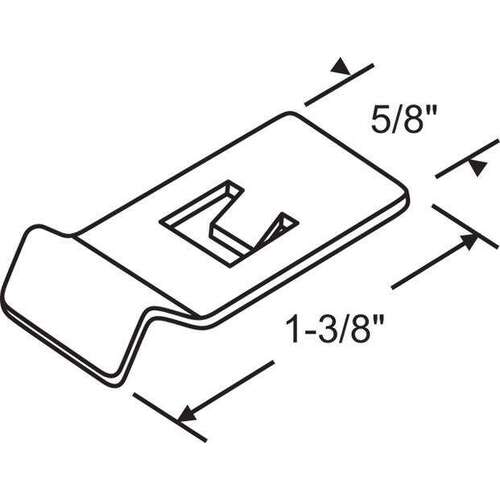 SCREEN LATCH BRONZE - pack of 25