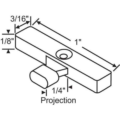 ANTI-BOW PIN-DIE CAST - pack of 25