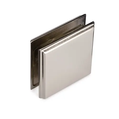 Bohle-Portals L.10.151.618 Symphony 90 degree Wall-Glass U-Clamp - Polished Nickel