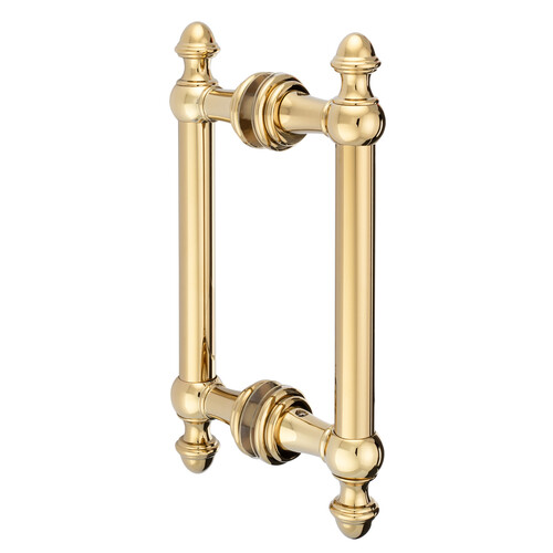 Symphony 6" c/c Back-to-Back Pull - Polished Brass PVD