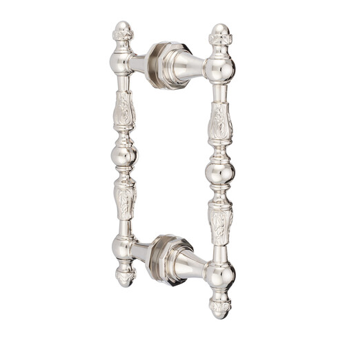 Sonata 8" c/c Back-to-Back Decorative Pull - Polished Nickel