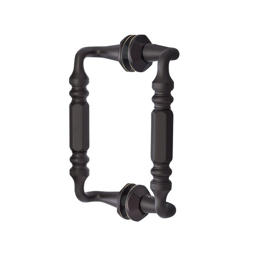 Rondo 6" c/c Back-to-Back Offset Pull - Oil Rubbed Bronze Medium