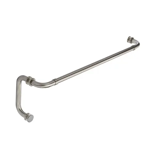 Opus I 24" c/c Towel Bar x 8" c/c Pull - Brushed Nickel