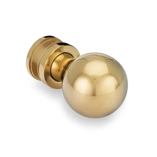 Opus I Single-Sided Knob - Polished Brass PVD