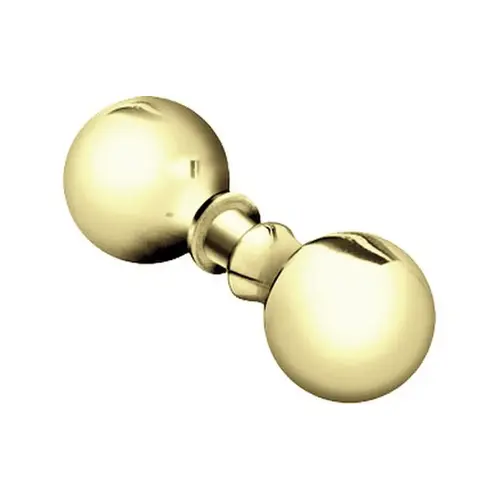 Opus II Back-to-Back Knob - Polished Brass PVD