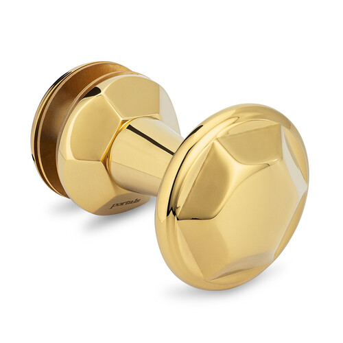 Rondo Single-Sided Knob - Polished Brass PVD