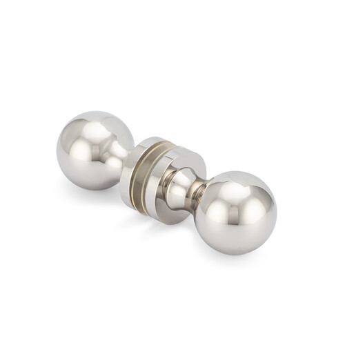 Bohle-Portals L.70.122.618 Coda Back-to-Back Knob - Polished Nickel