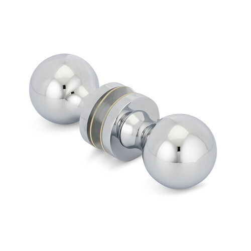 Coda Back-to-Back Knob - Polished Chrome