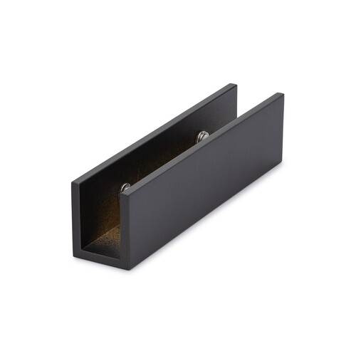 Bohle-Portals 00322.622 180 degree "Sleeve Over" Glass-Glass Clamp - Matte Black