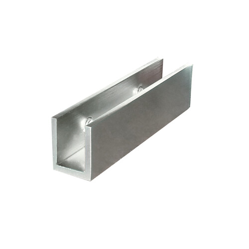 180 degree "Sleeve Over" Glass-Glass Clamp - Polished Chrome