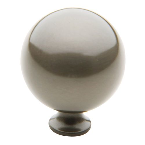 Spherical 1-1/2 Inch Diameter Round Cabinet Knob from the Estate Collection Antique Nickel