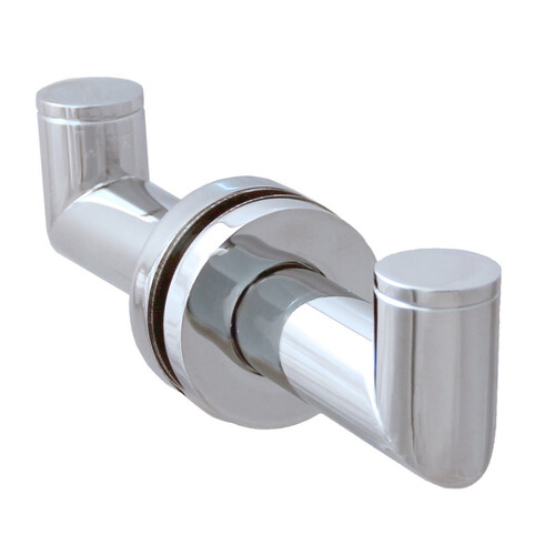 Bohle-Portals L.70.129.625 Coda Back-to-Back Hook - Polished Chrome