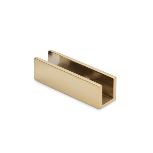 3/8" Mini Channel - Polished Brass PVD