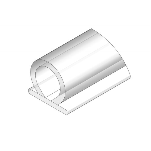 Vinyl Bulb Seal for 7/32" Gap - Polycarbonate & Flex PVC - 94" Portals Luxury Hardware