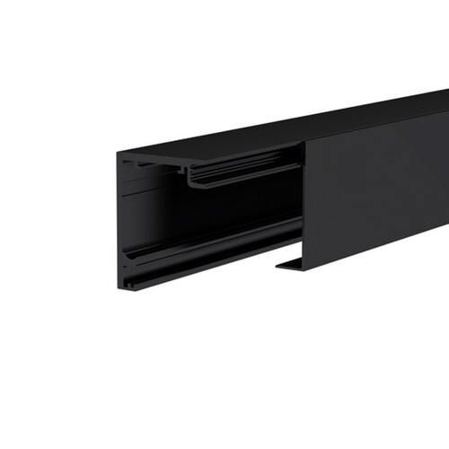 MasterTrack FT - Wall Mounting Extrusion - 118" Length - Matte Black