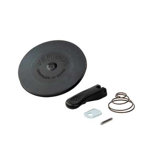 Bohle-Portals BO614.1 Spare suction pad-set for VERIBOR suction lifter with hard rubber pad, black lever