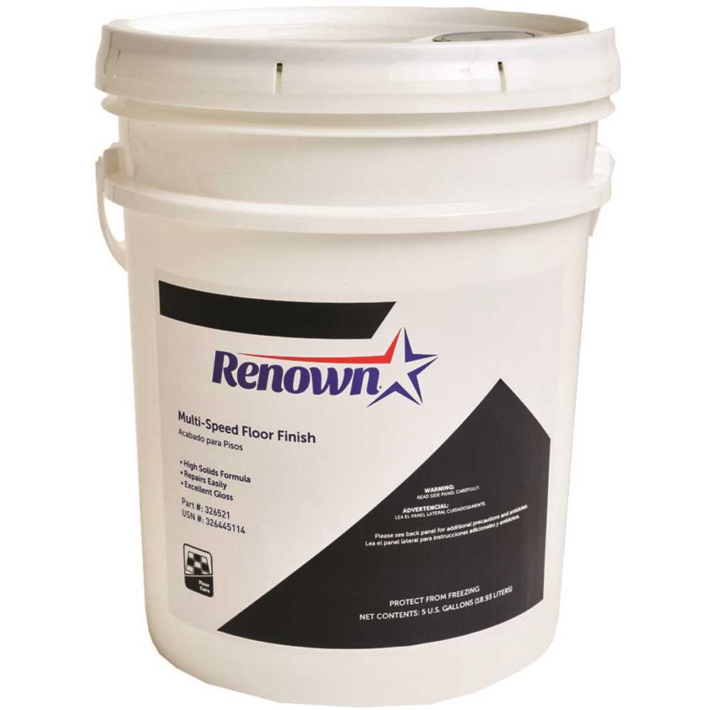 Renown REN047 Multi Speed Floor Finish 5 Gal. Pail