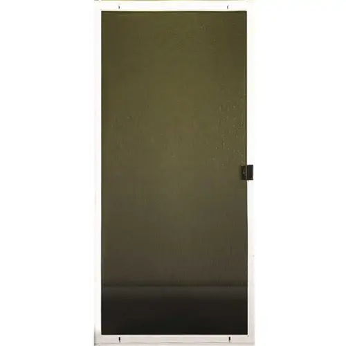 Rite Green 140SMFIT48GS Premium 48 in. x 78 in. Universal/Reversible Grey Finished Painted Steel Sliding Adjustable Patio Screen Door Bronze