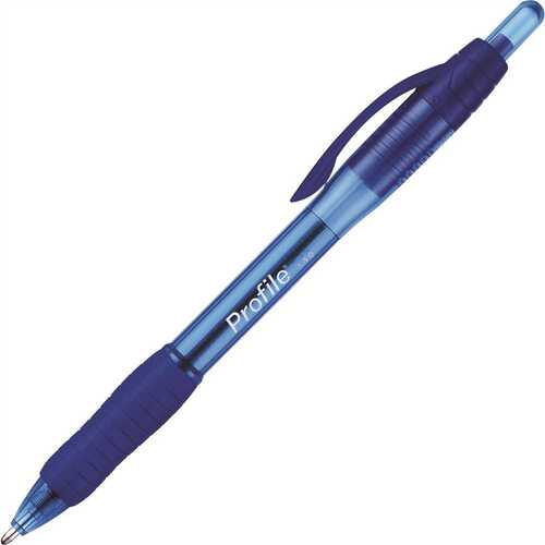 Profile Ballpoint Retractable Pen, Blue Ink Bold Dozen