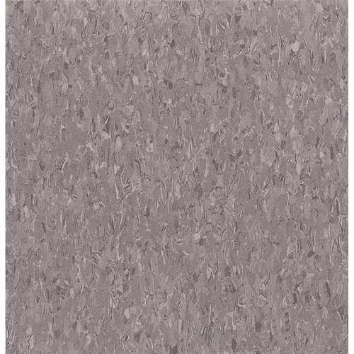 Imperial Texture Charcoal 12x12 Water Resistant Glue-Down Vinyl Floor Tile (45 sq. ft./case)