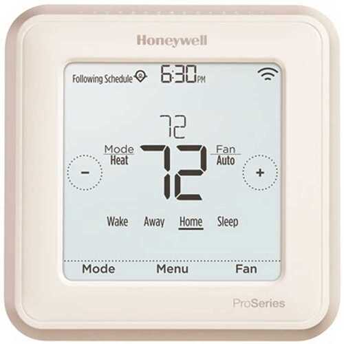 Honeywell Home TH6320WF2003/U T6 Lyric 7-Day, 5-1-1 or 5-2 Day Programmable Smart Thermostat with 3H/2C Multistage Heating and Cooling