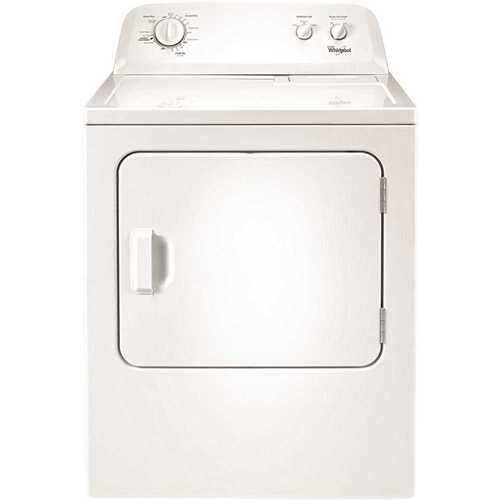 7.0 cu. ft. 240-Volt Electric Vented Dryer with Wrinkle Shield in White