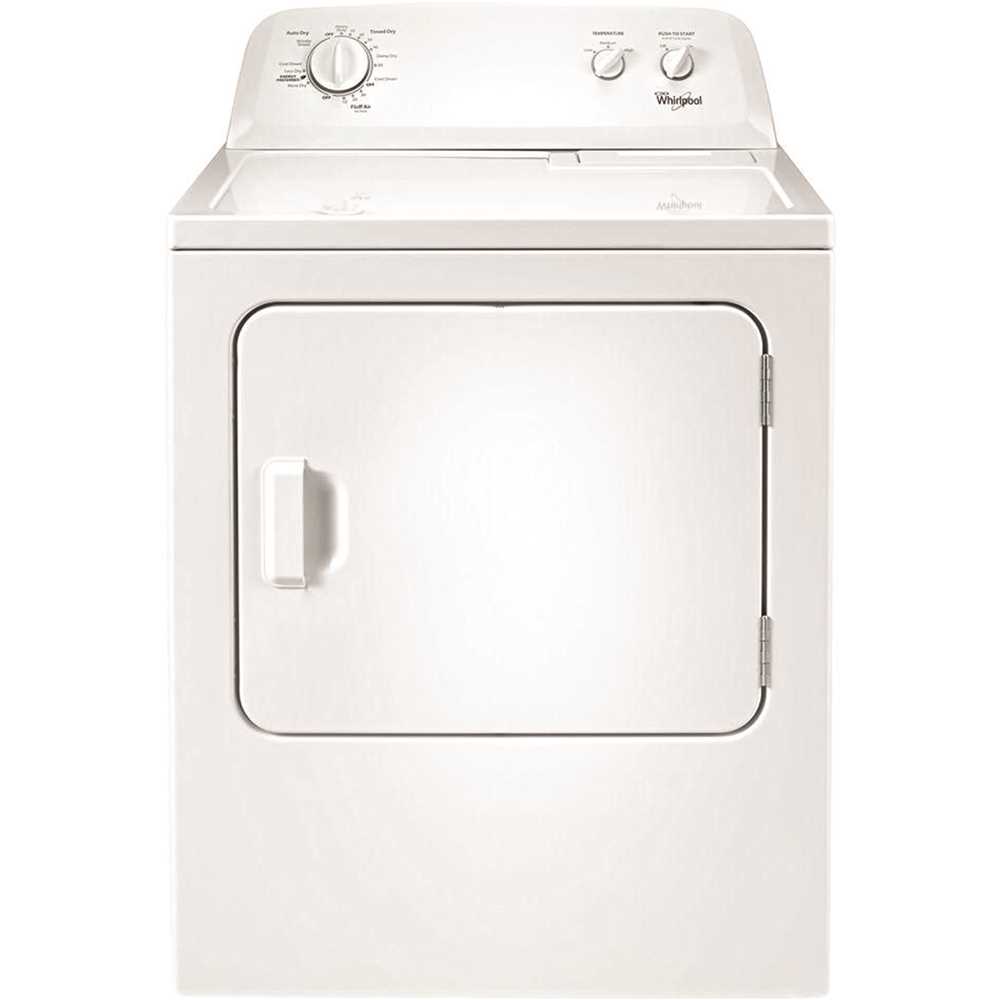 Whirlpool WED4616FW 7.0 cu. ft. 240-Volt Electric Vented Dryer with Wrinkle Shield in White