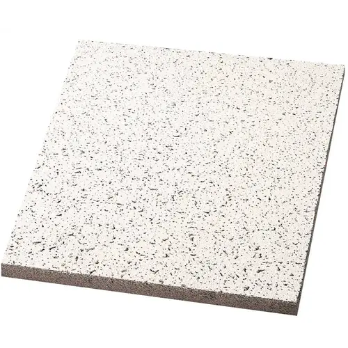 Armstrong CEILINGS Cortega 2 ft. x 4 ft. Square Lay-In Ceiling Tile (96 sq. ft. / Case White - pack of 12