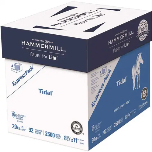 Hammermill HAM163120 Tidal MP 20 lbs. 8-1/2 in. x 11 in. Paper Express Pack, White