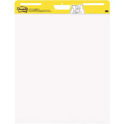 POST-IT MMM559 3M 25 in. x 30 in. Self-Stick Easel Pads, White (30-Sheet Pads/Carton) - pack of 2
