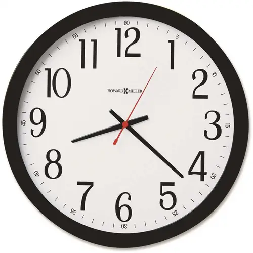 Howard Miller MIL625166 Gallery Wall Clock Black