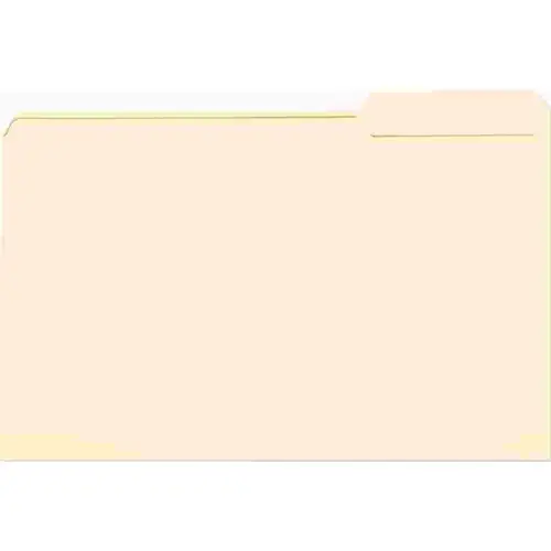 SMEAD MANUFACTURING COMPANY 10126307 FILE FOLDERS, 1/3 CUT THIRD POSITION, ONE-PLY TOP TAB, LEGAL, MANILA