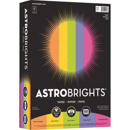 Astrobrights WAU21289 Inkjet, Laser Print Colored Paper