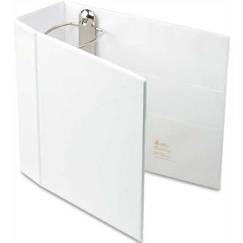 AVERY NONSTICK HEAVY-DUTY EZD REFERENCE VIEW BINDER, 5" CAPACITY, WHITE