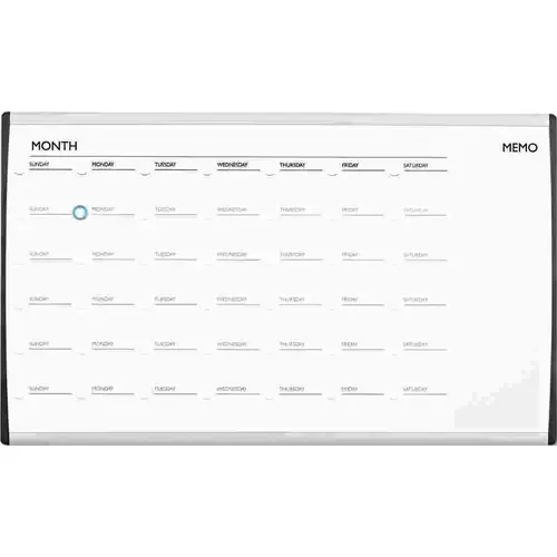 Quartet QRTARCCP3018 18 in. x 30 in. White Board with Magnetic Surface and Silver
