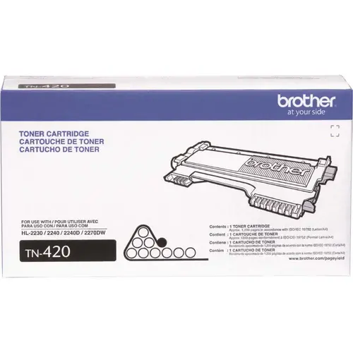 BROTHER INTL. CORP. BRTTN420 Toner 1,200 Page-Yield, Black