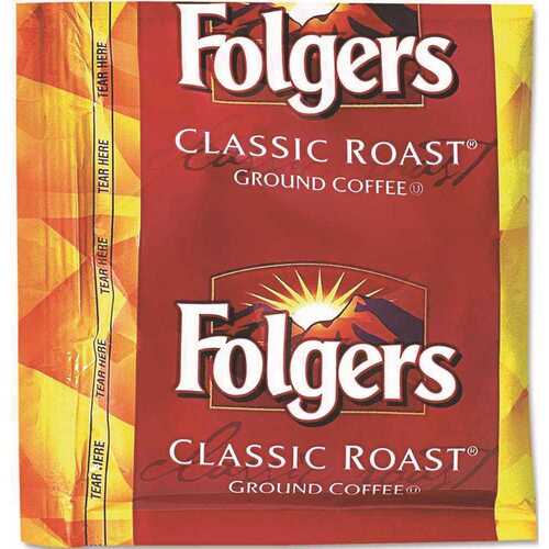 FOLGERS FOL06125 0.9 oz. Coffee Classic Roast in Fractional Packs
