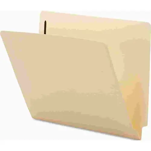 SMEAD MANUFACTURING COMPANY 10125889 HEAVYWEIGHT FOLDER, TWO FASTENERS, END TAB, LETTER, 11 POINT MANILA