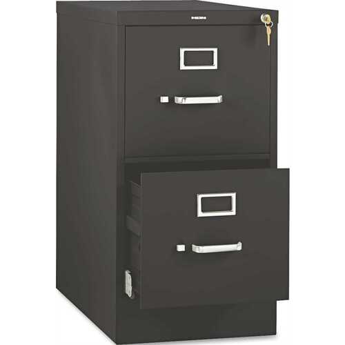 HON COMPANY 10154457 510 SERIES TWO-DRAWER FULL-SUSPENSION FILE, LETTER, 29H X25D, BLACK