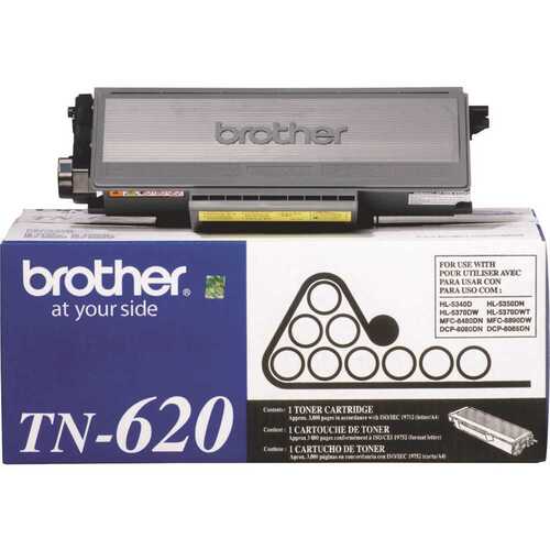 BROTHER INTL. CORP. BRTTN620 Toner 3,000 Page-Yield, Black