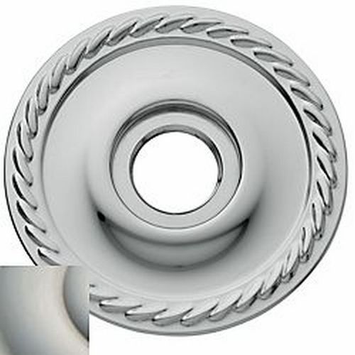 2-5/8" Passage Rope Rose Lifetime Satin Nickel Finish Pair