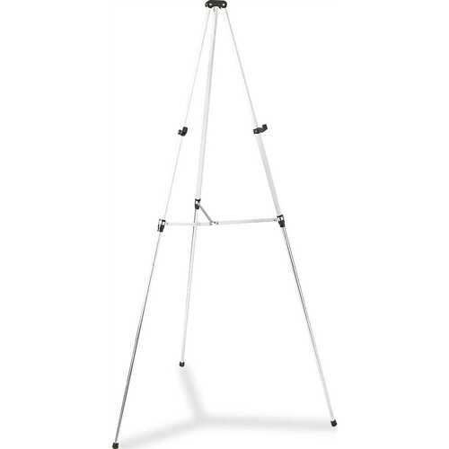GBC-COMMERCIAL & CONSUMER GRP 10130955 LIGHTWEIGHT TELESCOPING TRIPOD EASEL, 38" TO 66" HIGH, ALUMINUM, SILVER