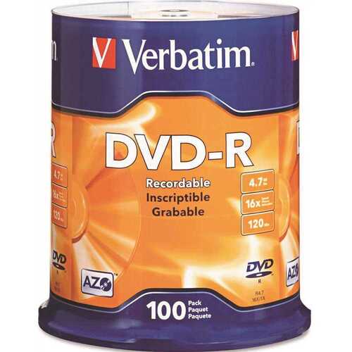 Verbatim VER95102 DataLife Plus Printable DVD-R Discs